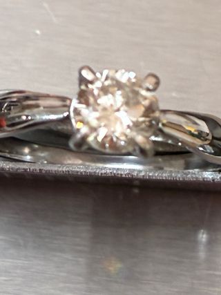 Anillo Oro 18k Diamante Natural 0.73 Ct SI2