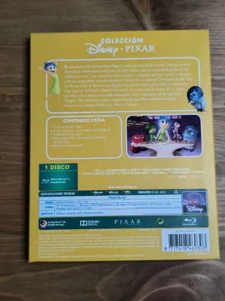 Del revés (inside out) en bluray con slipcover