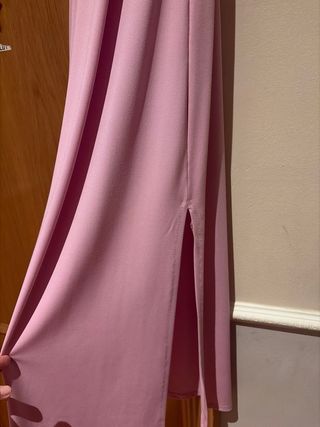 Vestido largo lila talla única