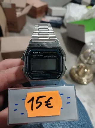 Reloj COSS Alarm Chrono Plata