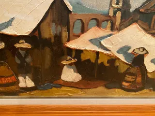 Cuadro paisaje campesino
