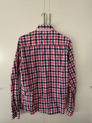 Camisa Pepe Jeans cuadros rosa, azul y blanco