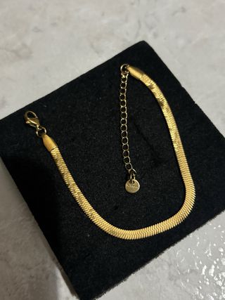Bracciale snake in acciaio inossidabile dorato