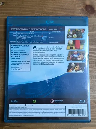 Chicken little en bluray con slipcover