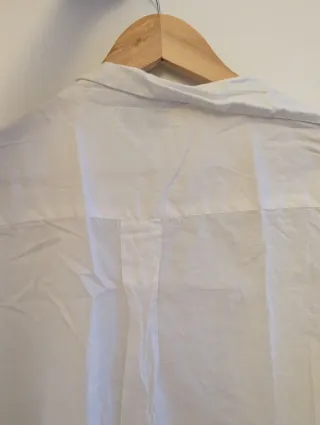 Camisa Bershka Blanca Talla M