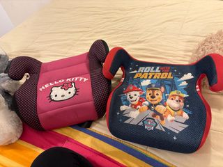 Sillas coche Hello Kitty y Paw Patrol
