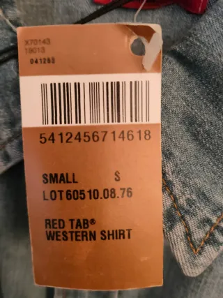 Camicia Levi's Western Taglia S