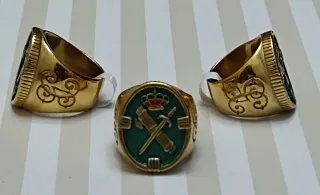 OFERTA ANILLO SELLO LOGO BAÑO ORO VARIAS TALLAS