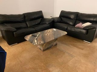 Mesa de centro de mármol natural