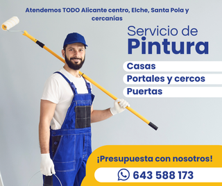 PINTOR A DOMICILIO ALICANTE
