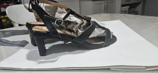 Sandalias Gioseppo Negras Tiras Tobillo