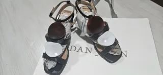 Sandalias Gioseppo Negras Tiras Tobillo