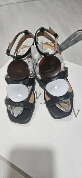 Sandalias Gioseppo Negras Tiras Tobillo