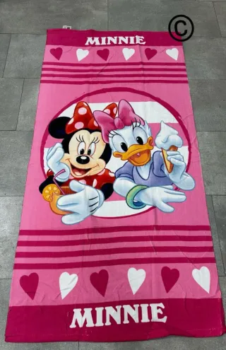 Telo mare Minnie Mouse rosa