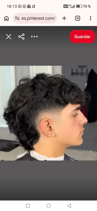 Corte de pelo fade hombre gratis