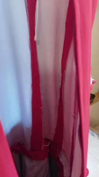 Traje Flamenca Talla 42 Rojo/Blanco/Negro