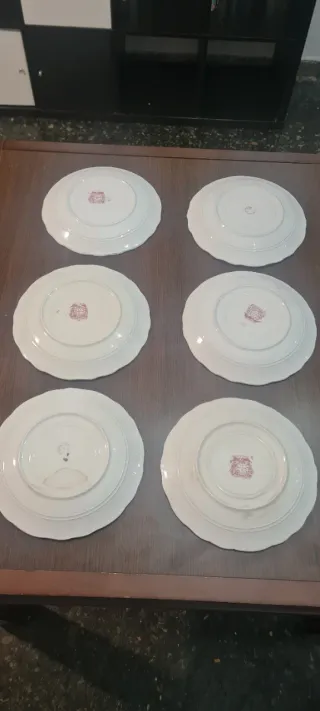 Platos de La Cartuja Sevilla Pickman Aurora 202..