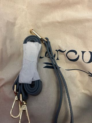 Bolso Mercules Piel Estrellas Azul Dorado