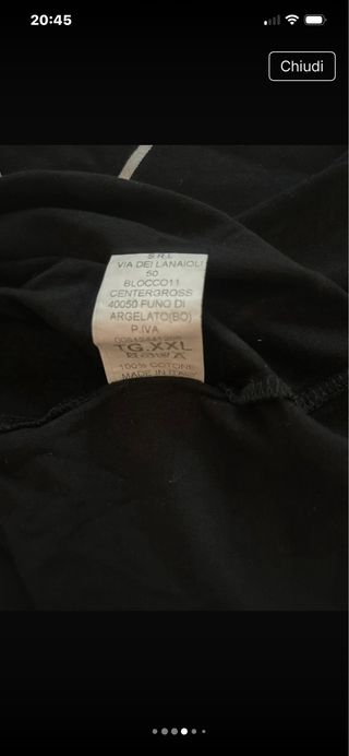 Maglietta uomo nera con stampa triangolo