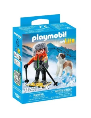 Playmobil Senderista con Perro San Bernardo