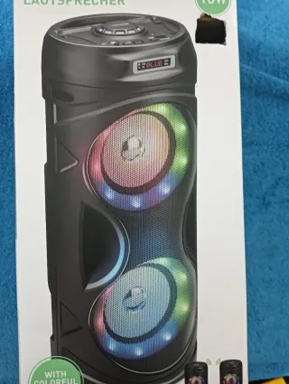 Altavoz Bluetooth Dunlop luces 50€