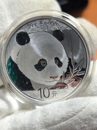 Moneda Plata 1 Onza Panda 2018