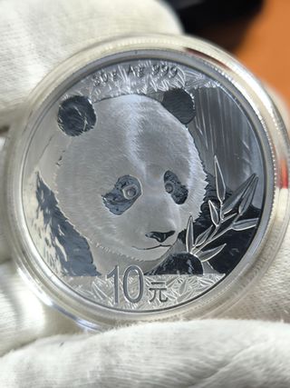 Moneda Plata 1 Onza Panda 2018