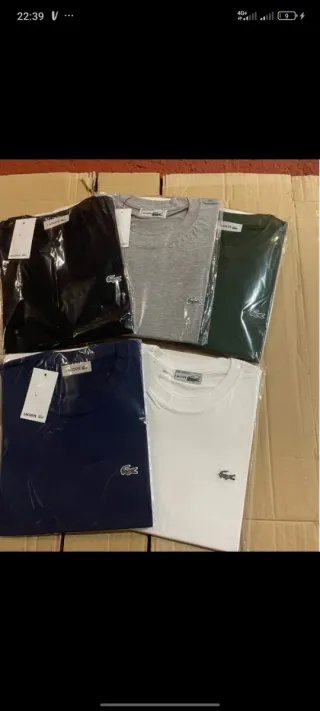 Camisetas Lacoste, talla s hasta la xxl