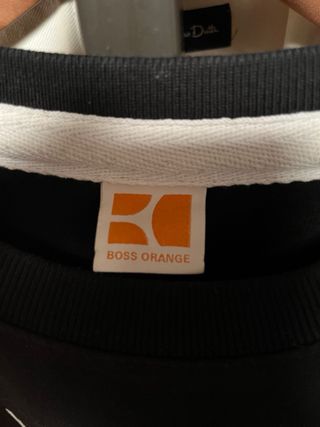 Camiseta negra Boss Orange de Hugo Boss