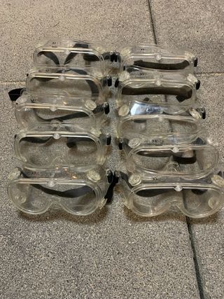 Lote 10 Gafas Seguridad Protección