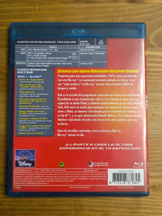 Bolt en bluray con slipcover