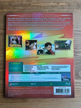Bolt en bluray con slipcover