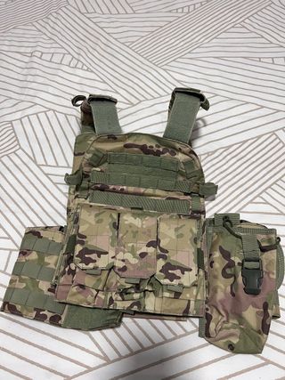 Chaleco Táctico Airsoft Multicam