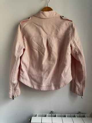 Chaqueta Cazadora Zara Rosa Talla S