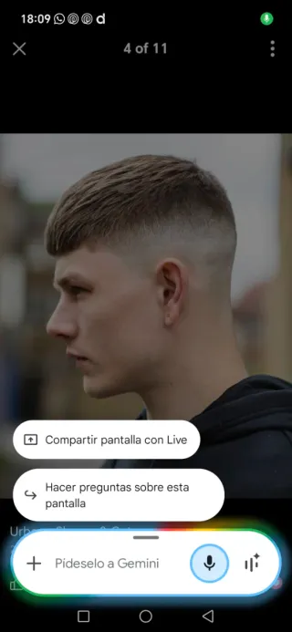 Corte de pelo fade hombre Gratis