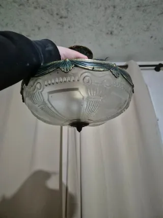 Tulipa Vintage Cristal y Metal