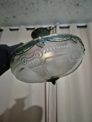 Tulipa Vintage Cristal y Metal