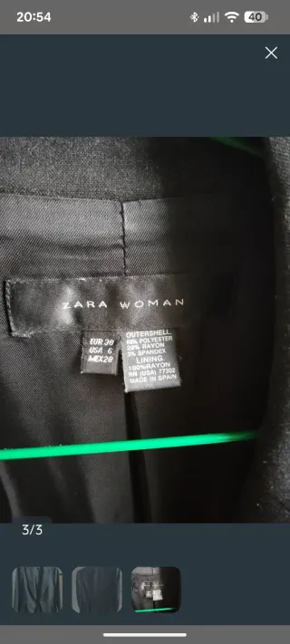 Americana Zara Gris Marengo