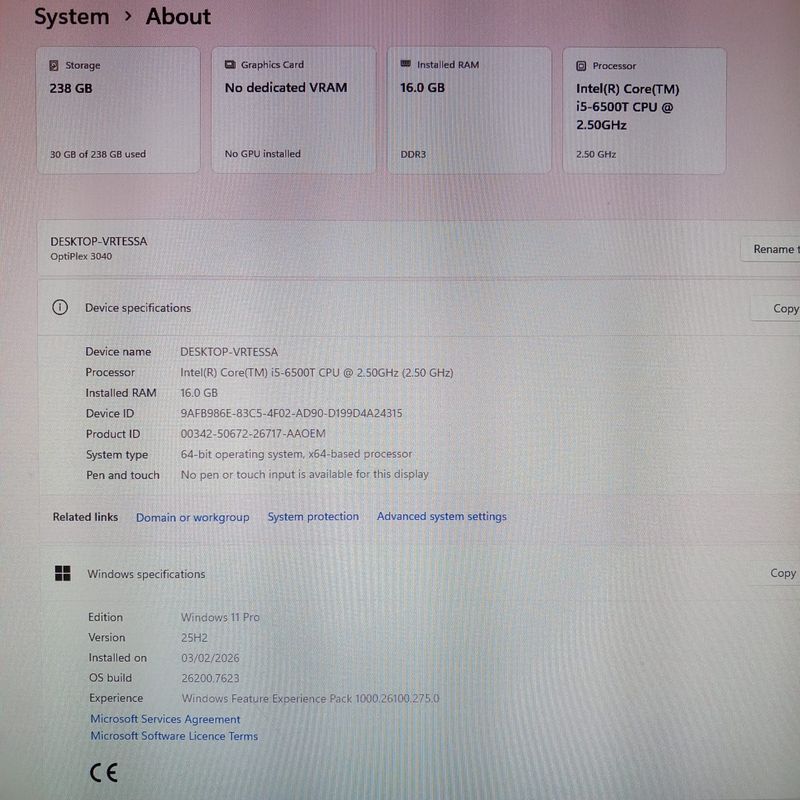 Dell Optiplex i5 | 16GB RAM | Mini PC Profesional afbeelding 5