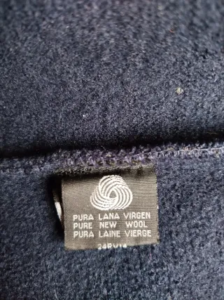 Loden. Chaqueta vintage Wiener Loden Lana Azul . T