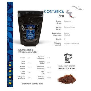 KIRIBIRI Specialty Coffe Moka/Grani Box Monorigine