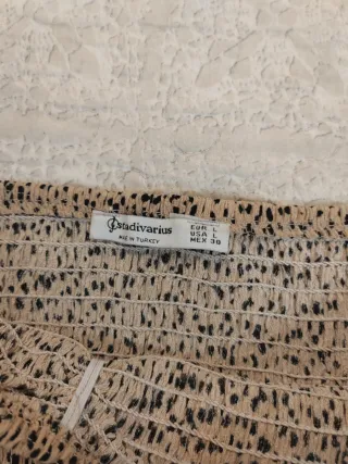 Top estampado animal print