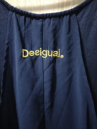 Vestido Desigual Talla 40 Estampado Multicolor