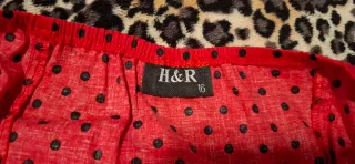 Vestido Pin Up Rojo Lunares Negros