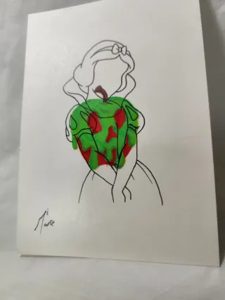 Lámina Blancanieves A5