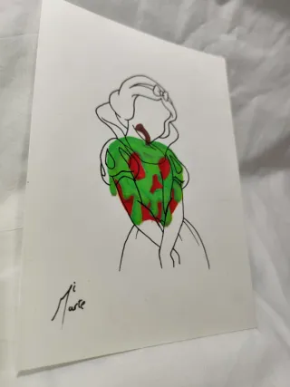 Lámina Blancanieves A5