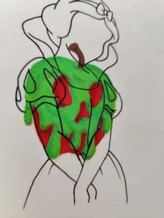 Lámina Blancanieves A5