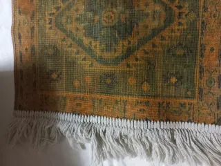 Tappeto decorativo con frange