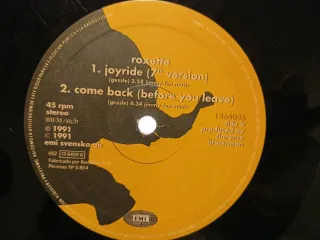 Vinilo Roxette Joyride 1991