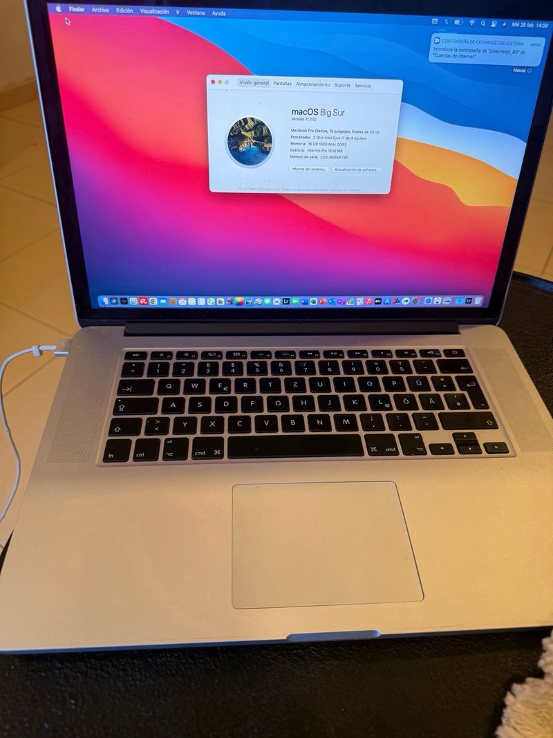 MacBook Pro Retina 15 (2013) i7 16GB afbeelding 2
